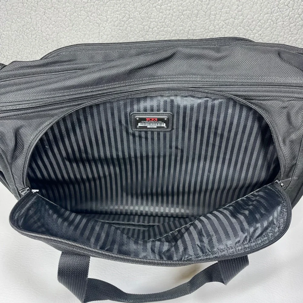 UMI Alpha 2 Expandable Organizer Laptop Briefcase Black Ballistic Nylon Carry On